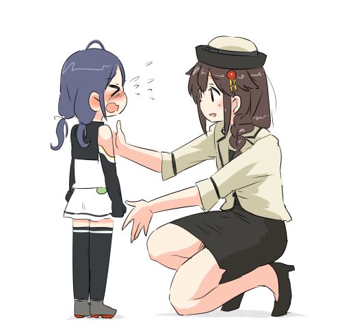 shigure, shigure kai ni, and suzukaze (kantai collection) drawn by tamu_(mad_works)
