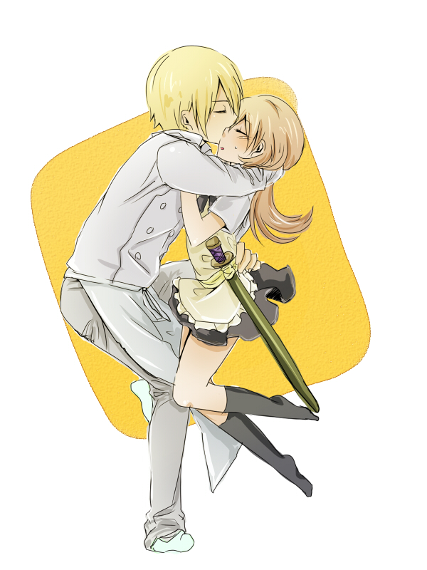 todoroki yachiyo and satou jun (working!!) drawn by fulunukko