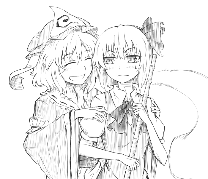konpaku youmu and saigyouji yuyuko (touhou) drawn by kuro_goma_(kakkou11)