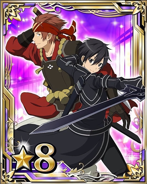 kirito and klein (sword art online and 1 more)