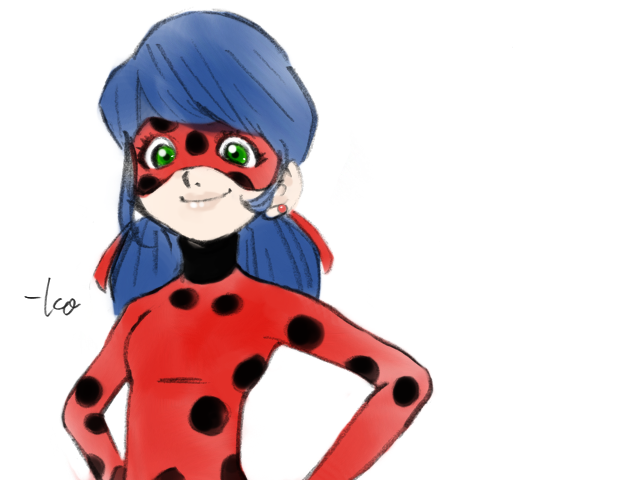 marinette dupain-cheng and ladybug (miraculous ladybug) drawn by takeuchi_kou