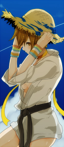 satonaka chie and makoto (persona and 4 more) drawn by koyori_(pixiv)
