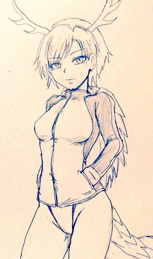 kicchou yachie (touhou) drawn by d-m_(dii_emu)
