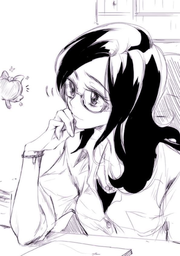 higashi setsuna (precure and 1 more) drawn by tima