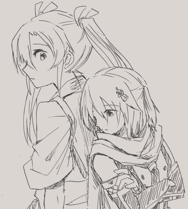 zuikaku and sendai (kantai collection) drawn by nda-p_(threelow)