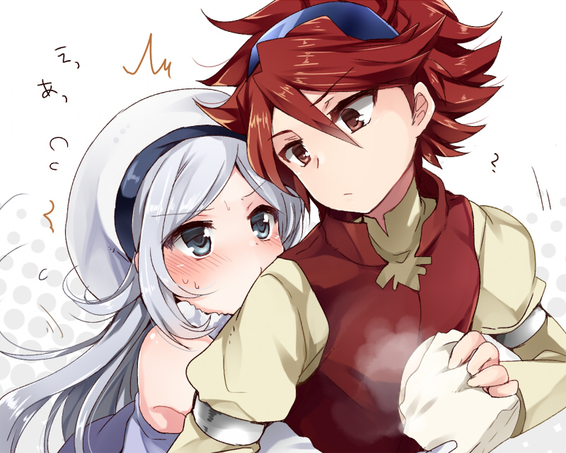aila jyrkiainen and reiji (gundam and 1 more) drawn by hoshihuri