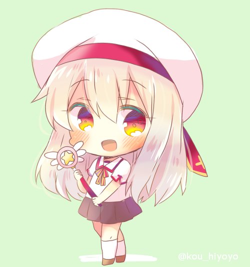 illyasviel von einzbern and magical ruby (fate and 1 more) drawn by kou_hiyoyo