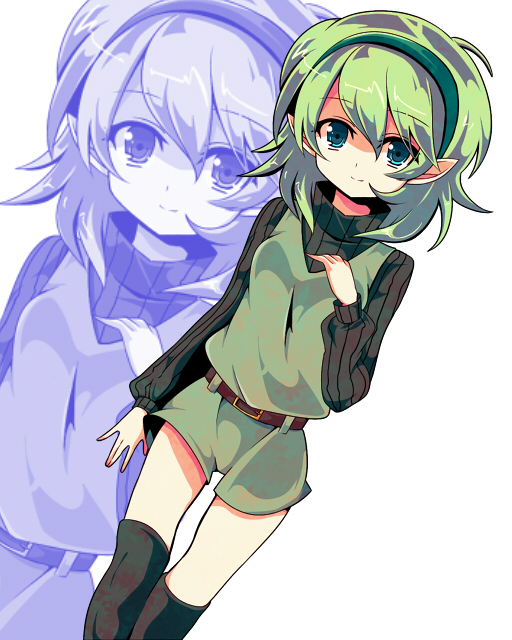 saria (the legend of zelda and 1 more) drawn by sadomochi