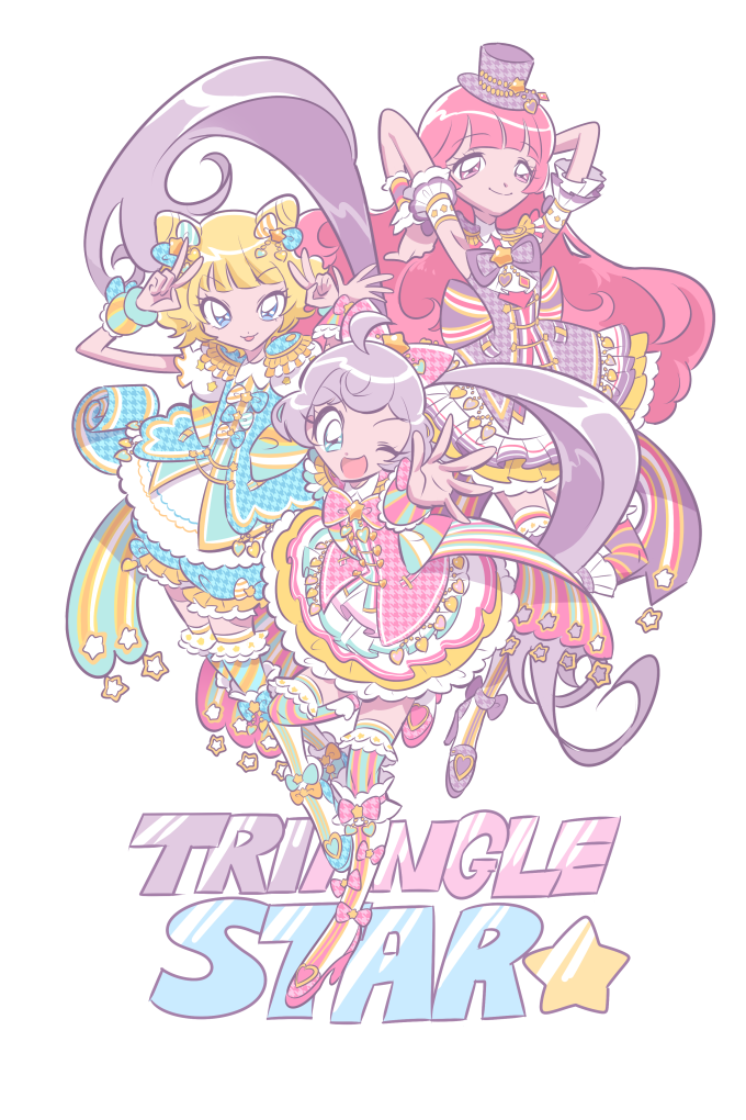 manaka laala, minami mirei, and hojo sophy (pretty series and 1 more) drawn by invaderdarling