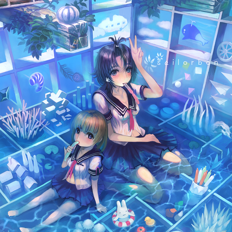 original and 1 more drawn by yoshiku_(oden-usagi)