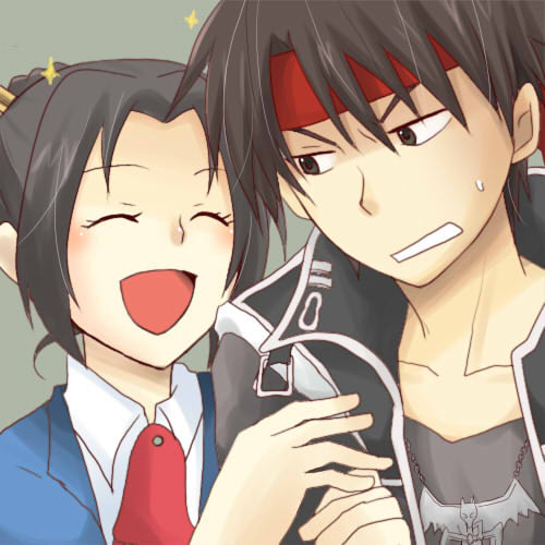 orphen and constance magee (majutsushi orphen) drawn by ryokka