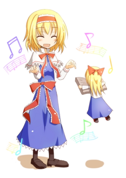 alice margatroid and shanghai doll (touhou) drawn by mashayuki