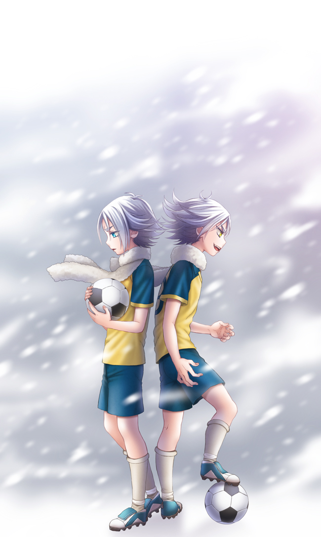 fubuki shirou and fubuki atsuya (inazuma eleven) drawn by tsukino_omame