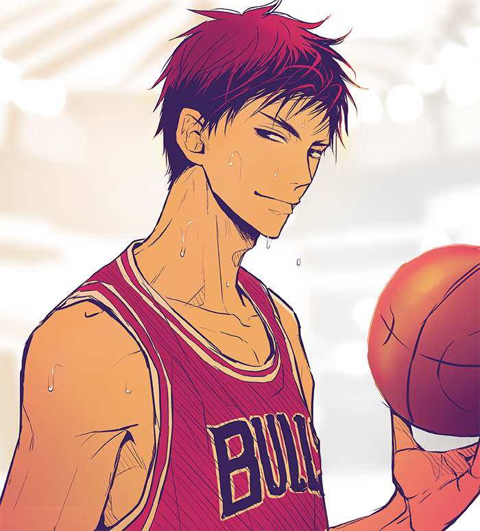 kagami taiga (kuroko no basuke and 2 more) drawn by a_jou