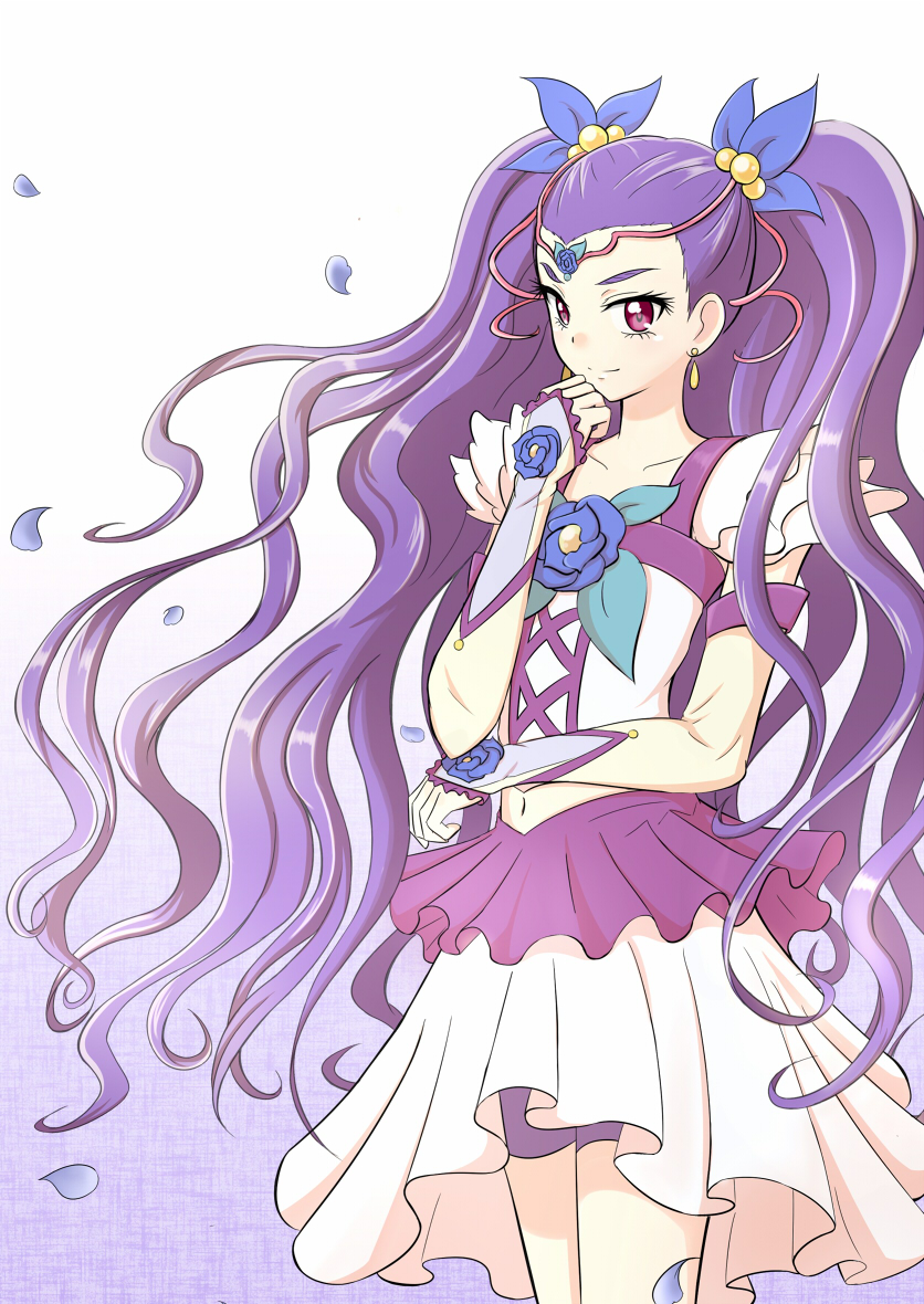 mimino kurumi, milk, and milky rose (precure and 2 more) drawn by karasu032821z