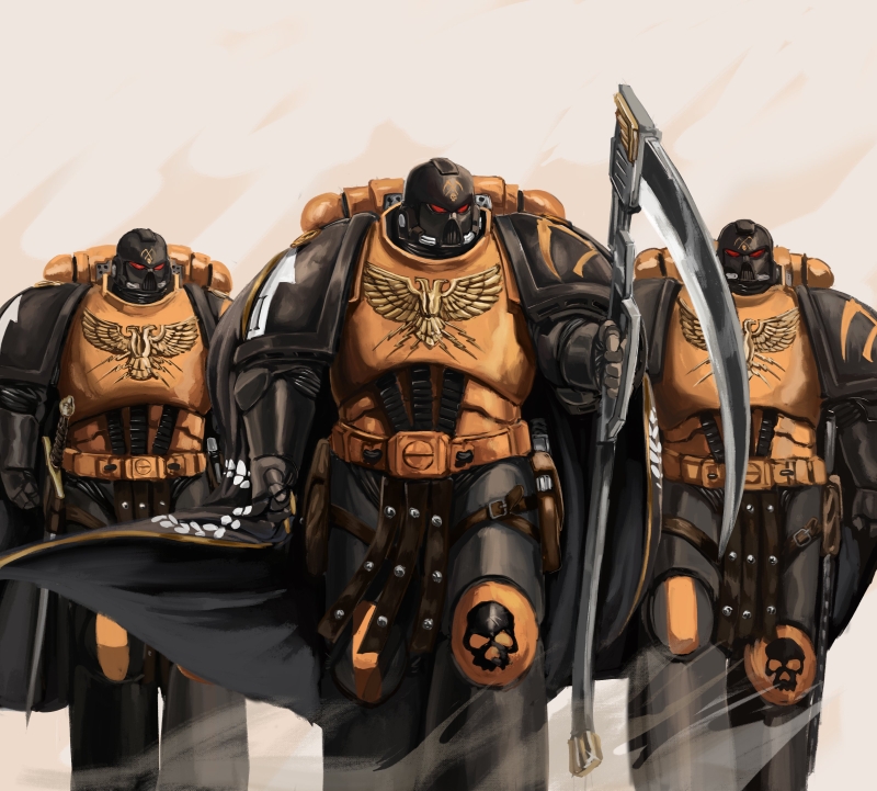adeptus astartes (warhammer 40k and 1 more) drawn by mark_mark