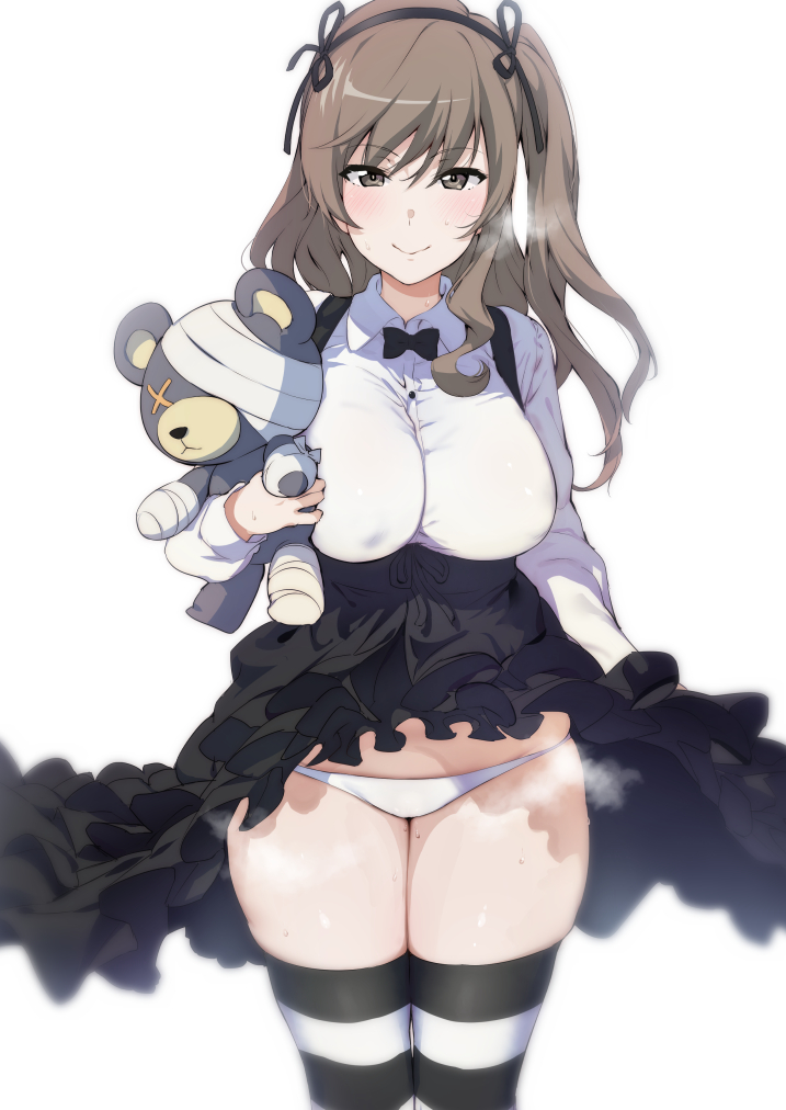shimada arisu, boko, and shimada chiyo (girls und panzer) drawn by ikuchan_kaoru