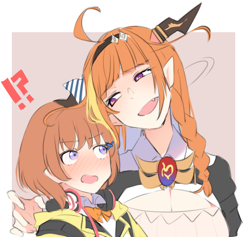 kiryu coco and avatar (hololive and 2 more) drawn by isuka