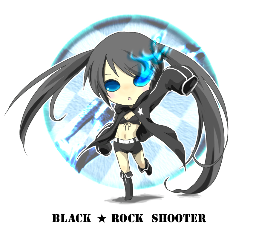 black rock shooter (black rock shooter) drawn by sanpati