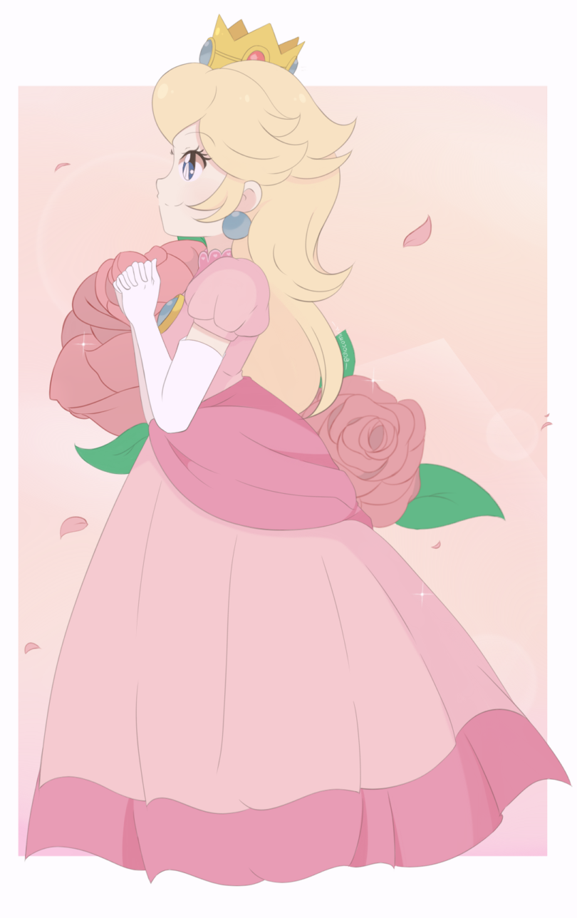 princess peach (mario and 1 more) drawn by chocomiru