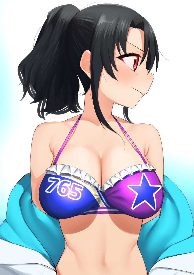 takayama sayoko (idolmaster and 1 more) drawn by kurozako