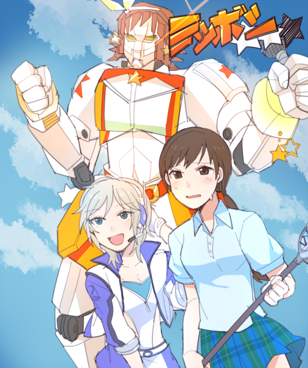 nitta minami, anastasia, and honda mio (idolmaster and 1 more) drawn by ilhi