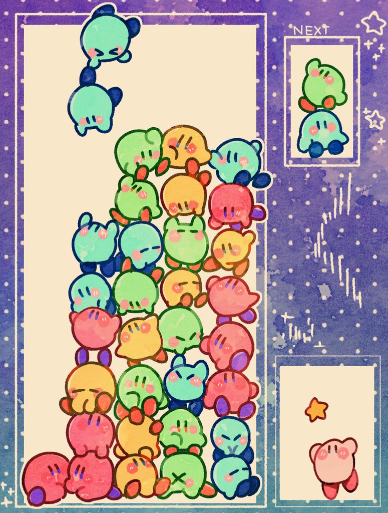 kirby (kirby and 1 more) drawn by no_(x_xasm)