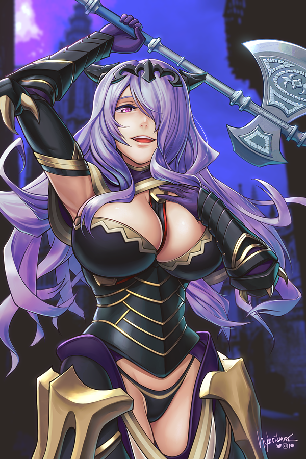 camilla (fire emblem and 1 more) drawn by hybridmink