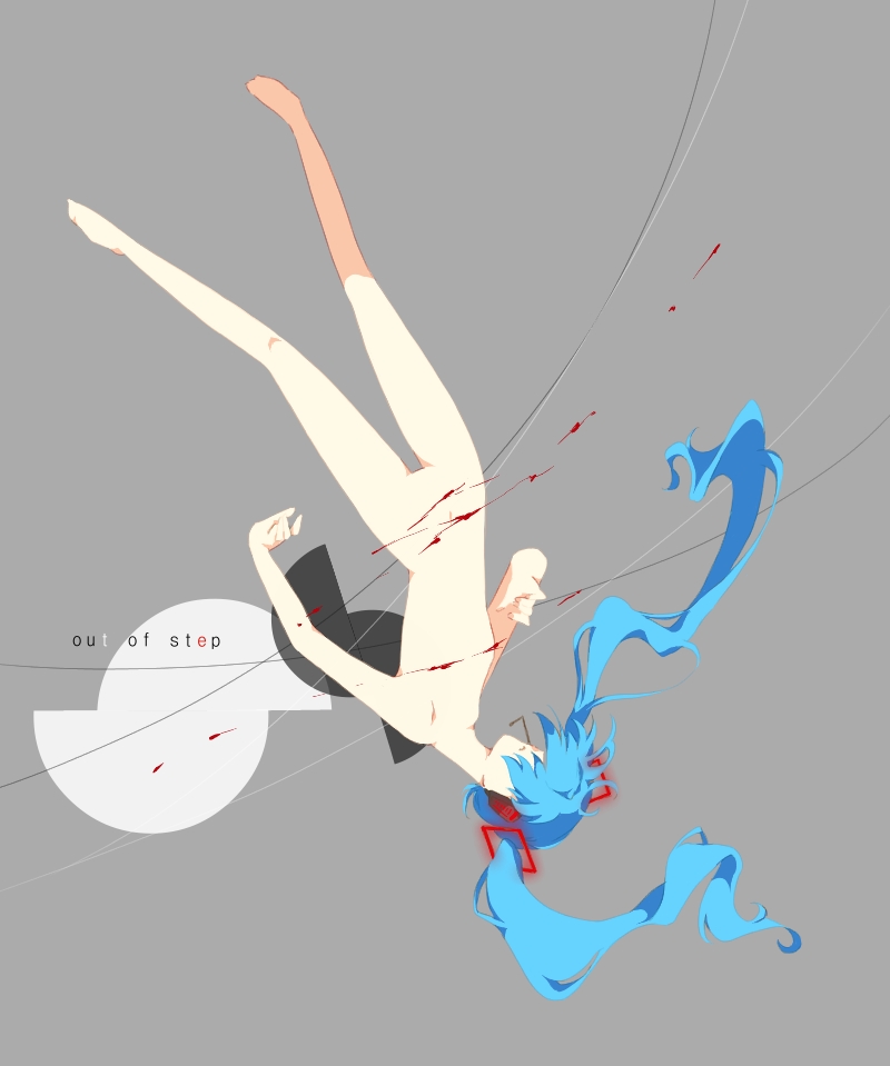 hatsune miku (vocaloid and 1 more) drawn by dobuko