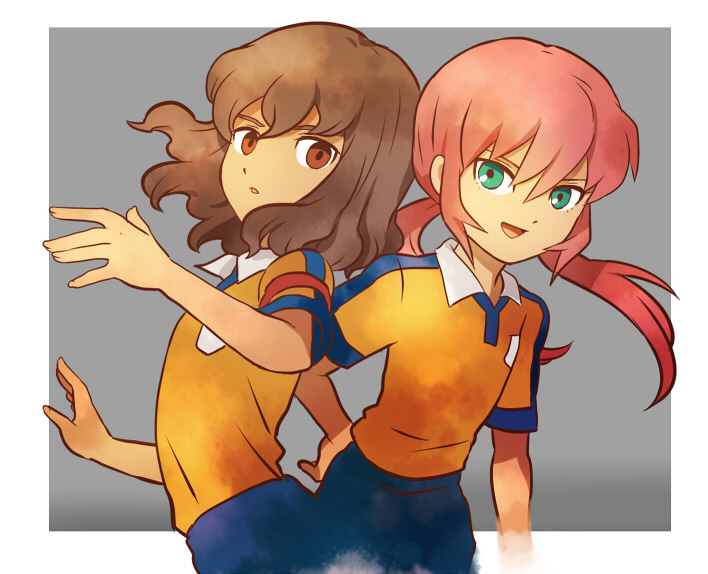 kirino ranmaru and shindou takuto (inazuma eleven and 1 more) drawn by mizuhara_aki