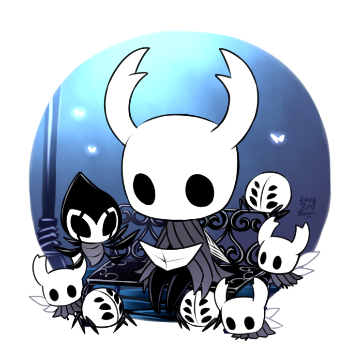knight and grimmchild (hollow knight) drawn by sango_(y1994318)