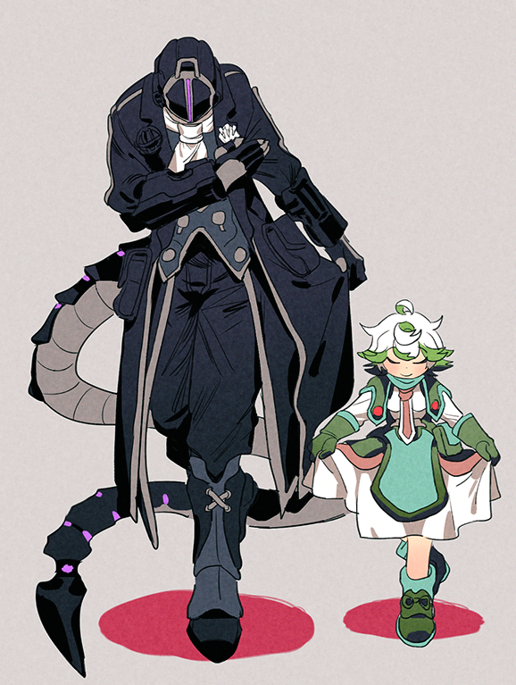 bondrewd and prushka (made in abyss) drawn by saiko67