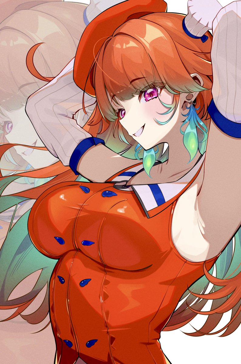 takanashi kiara (hololive and 1 more) drawn by h4kuuua_0