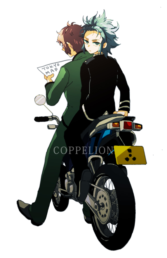 mizoguchi touma and mizoguchi ryouga (coppelion) drawn by hcsb