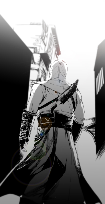 altair ibn la-ahad (assassin's creed) drawn by godforget