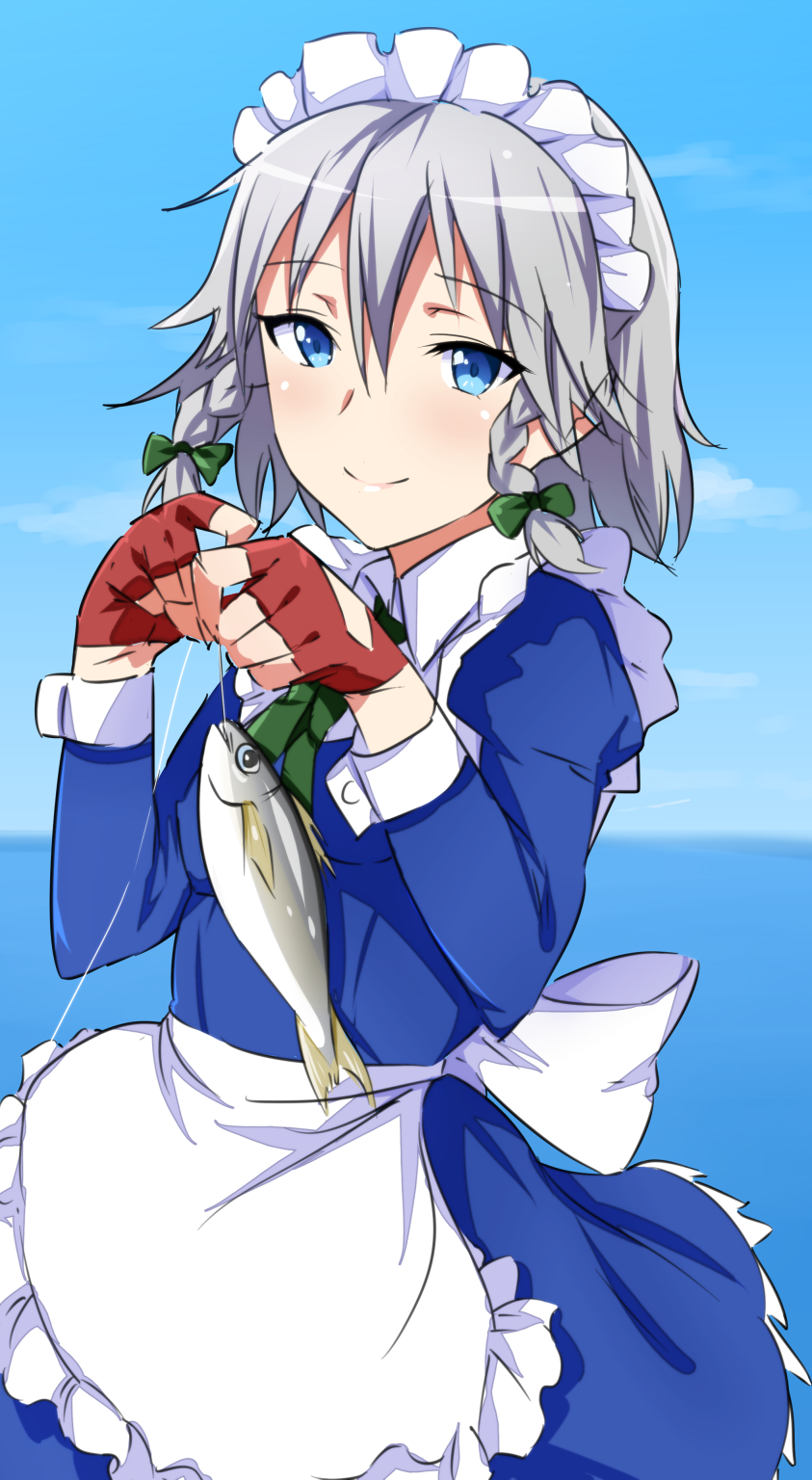 izayoi sakuya and genpatsu (touhou and 1 more) drawn by yusukesan