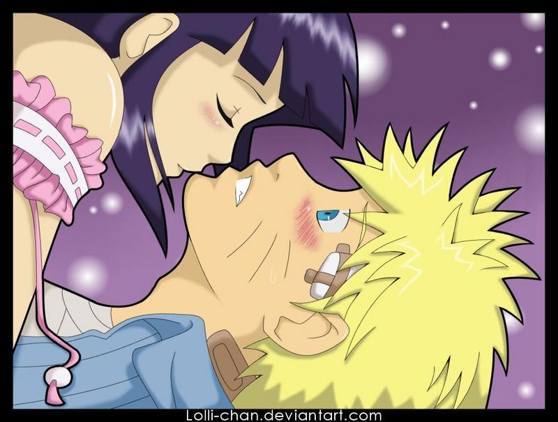 uzumaki naruto and hyuuga hinata (naruto) drawn by lolli-chan