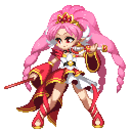 akagi towa and cure scarlet (precure and 1 more) drawn by takoyaki_neko-san