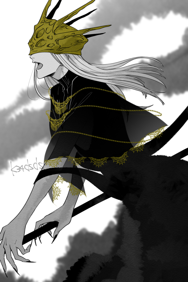 aldrich devourer of gods (dark souls and 1 more) drawn by k34dsds