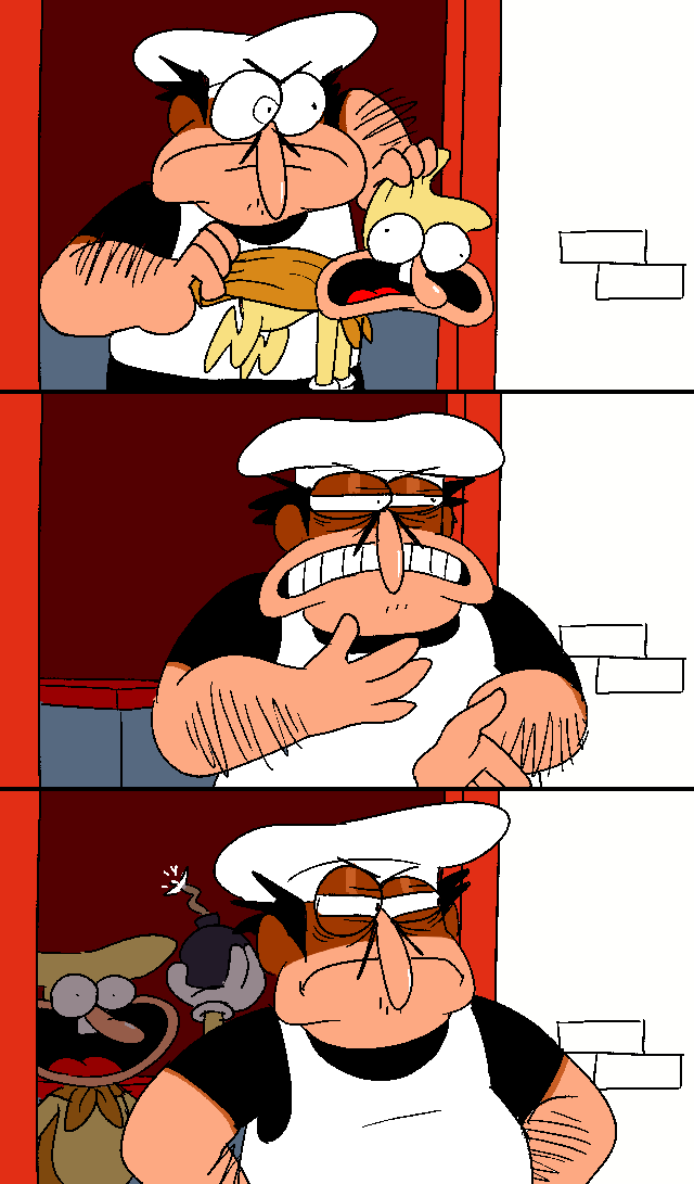 peppino spaghetti and the noise (the simpsons and 1 more) drawn by skulltopus