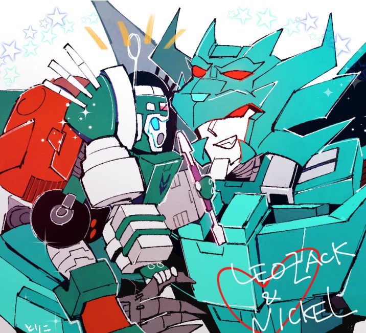 nickel and leozack (transformers and 1 more) drawn by beaters_g0416