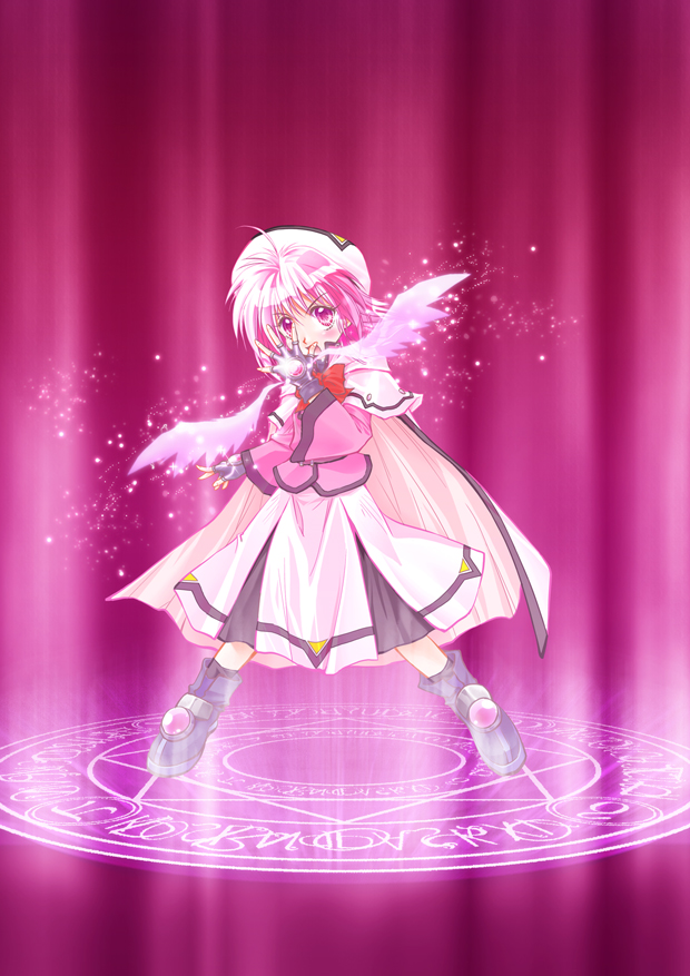 caro ru lushe and kerykeion (lyrical nanoha and 1 more) drawn by iizuka_ena
