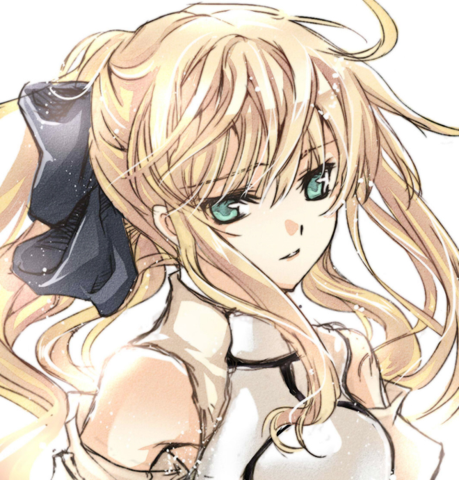 artoria pendragon and saber lily (fate and 1 more) drawn by meimi_k