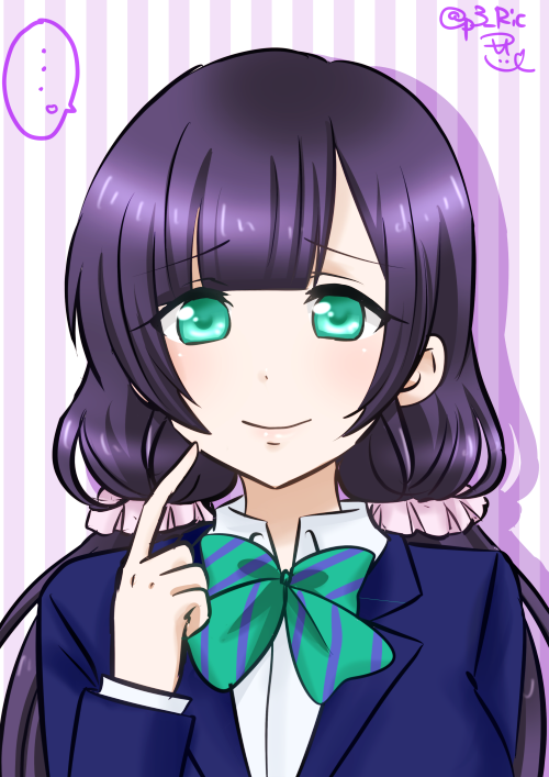 tojo nozomi (love live! and 1 more) drawn by ric._(marchen_mozuku)
