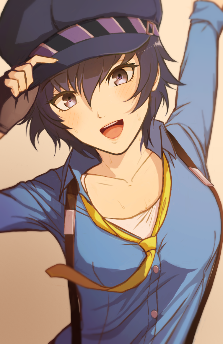 shirogane naoto (persona and 1 more) drawn by kanchan_(shr0217imp)