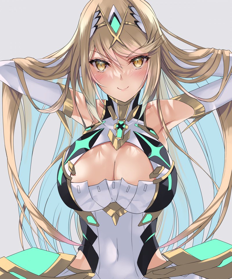 mythra (xenoblade chronicles and 1 more) drawn by inoue_takuya_(tactactak)