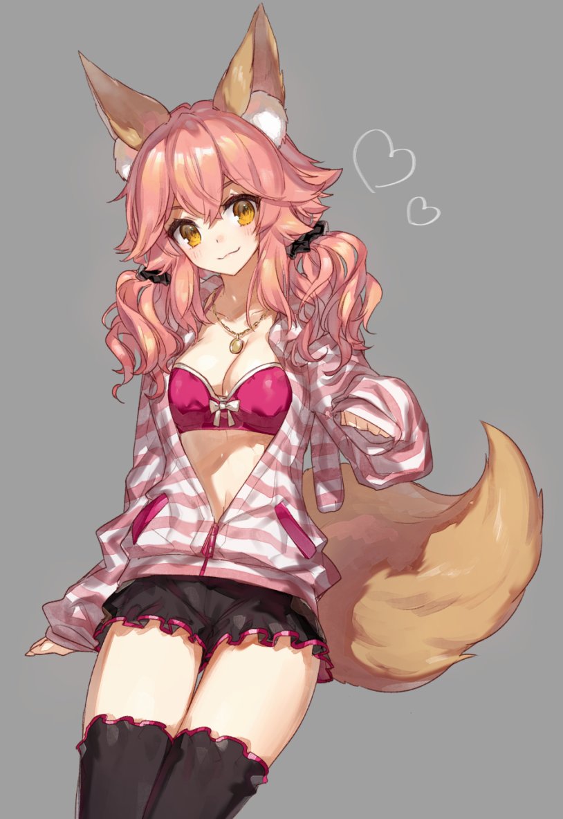 tamamo and tamamo no mae (fate and 1 more) drawn by chocoan