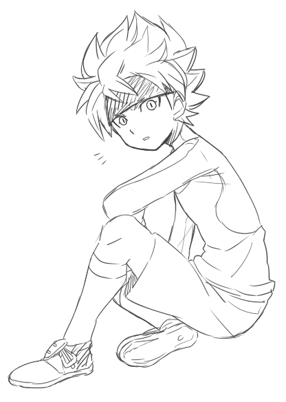ibuki munemasa (inazuma eleven and 2 more) drawn by petagon