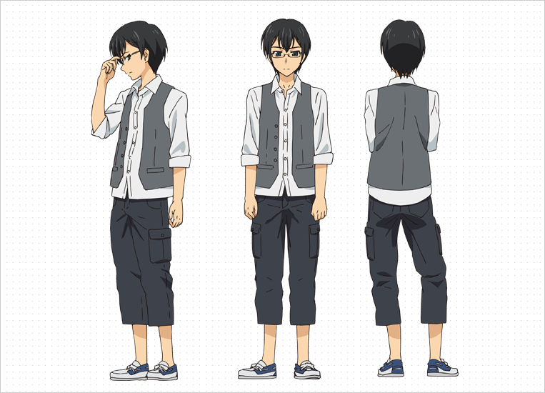 satou takaya (golden time) drawn by hasegawa_shin'ya