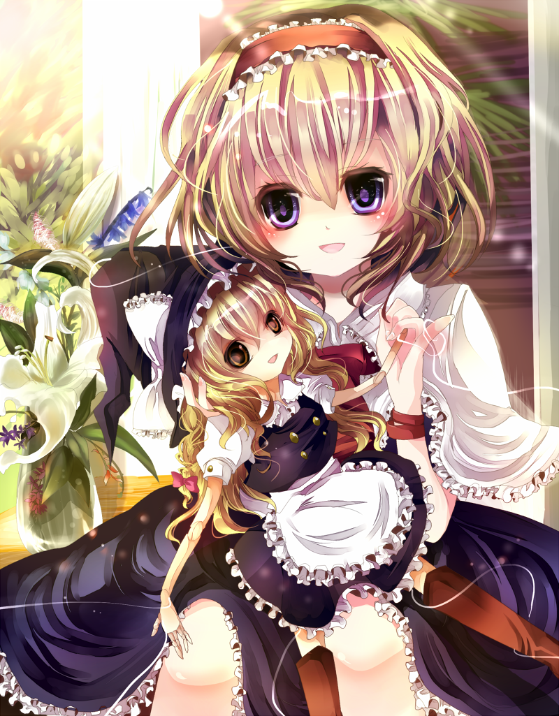 kirisame marisa and alice margatroid (touhou) drawn by emia_(castilla)
